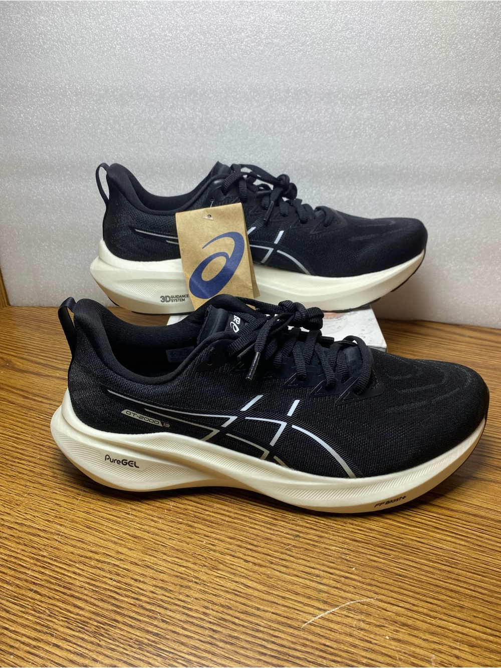 Asics GT 2000 13 Women 11.5 Wide Stability Cushioned Support  Running Shoe Black
